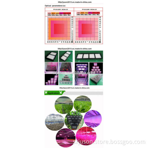 China made high power PF-3X-288W grow led light promote the plant vegetative well